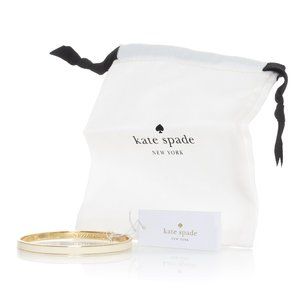 NWT Kate Spade Idiom Bangle Cream Stackable Bracelet Tickle the Ivories Size OS